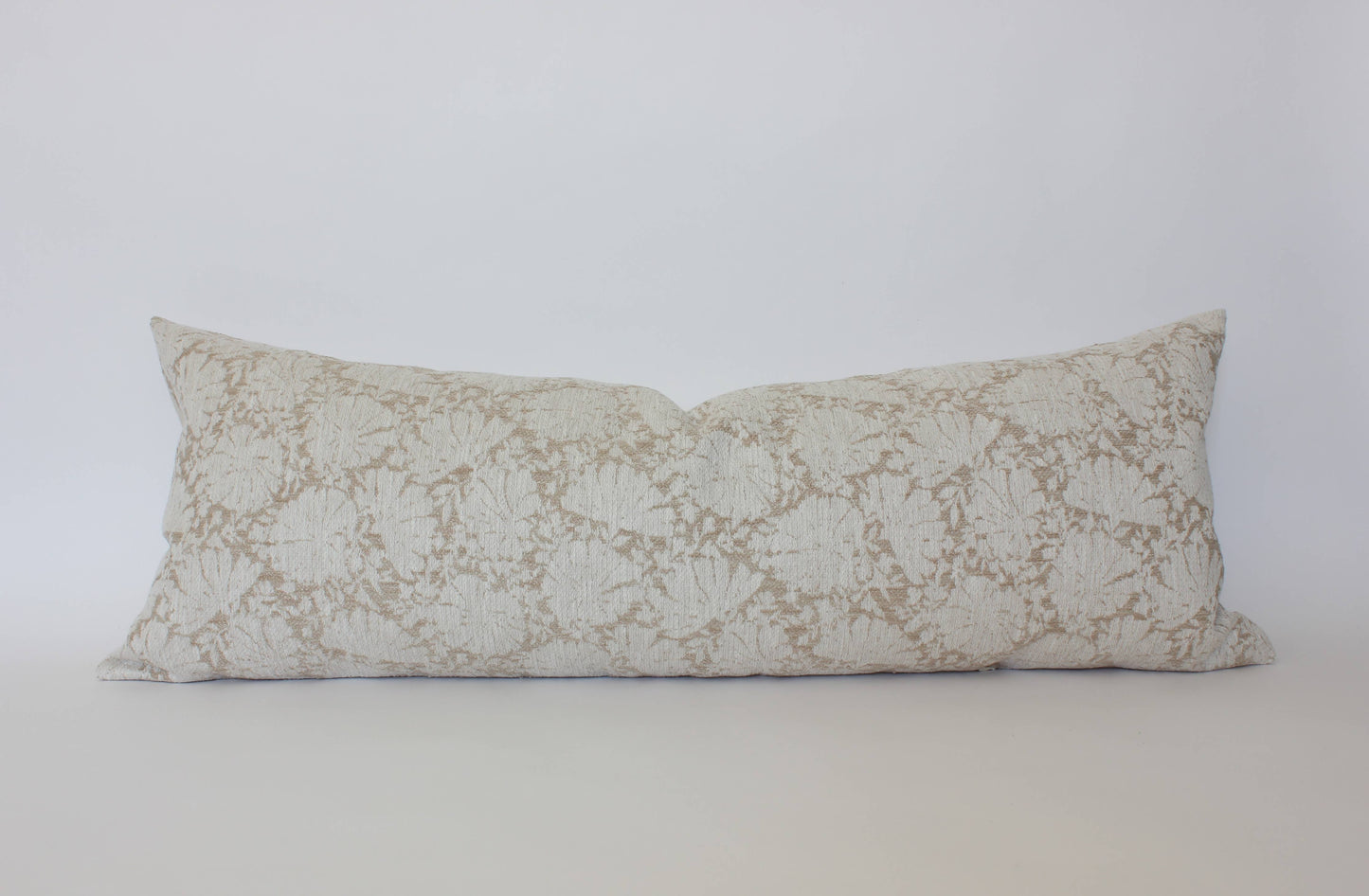 Cream Floral Throw Pillow Cover, Ivory Pillow | Evielle : 20x20