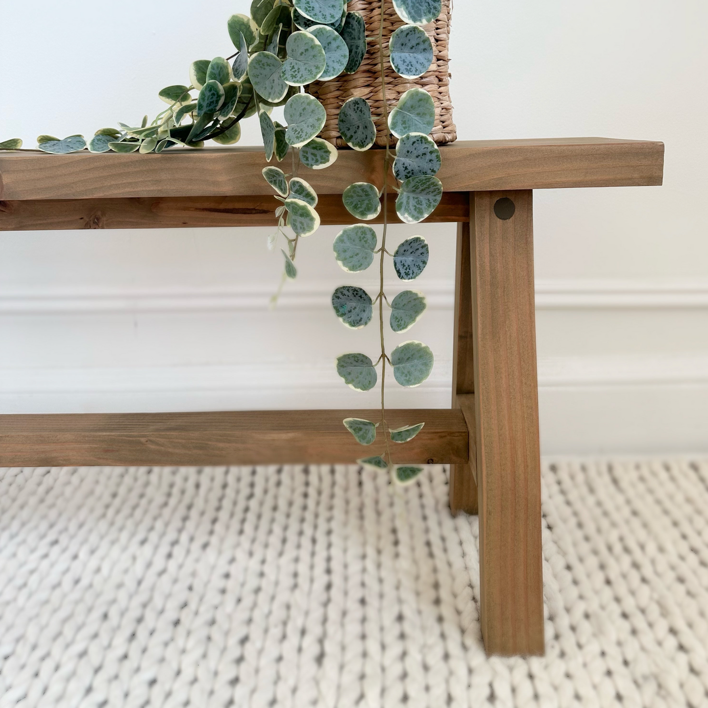Rustic Skinny Bench | 'American Wheat'