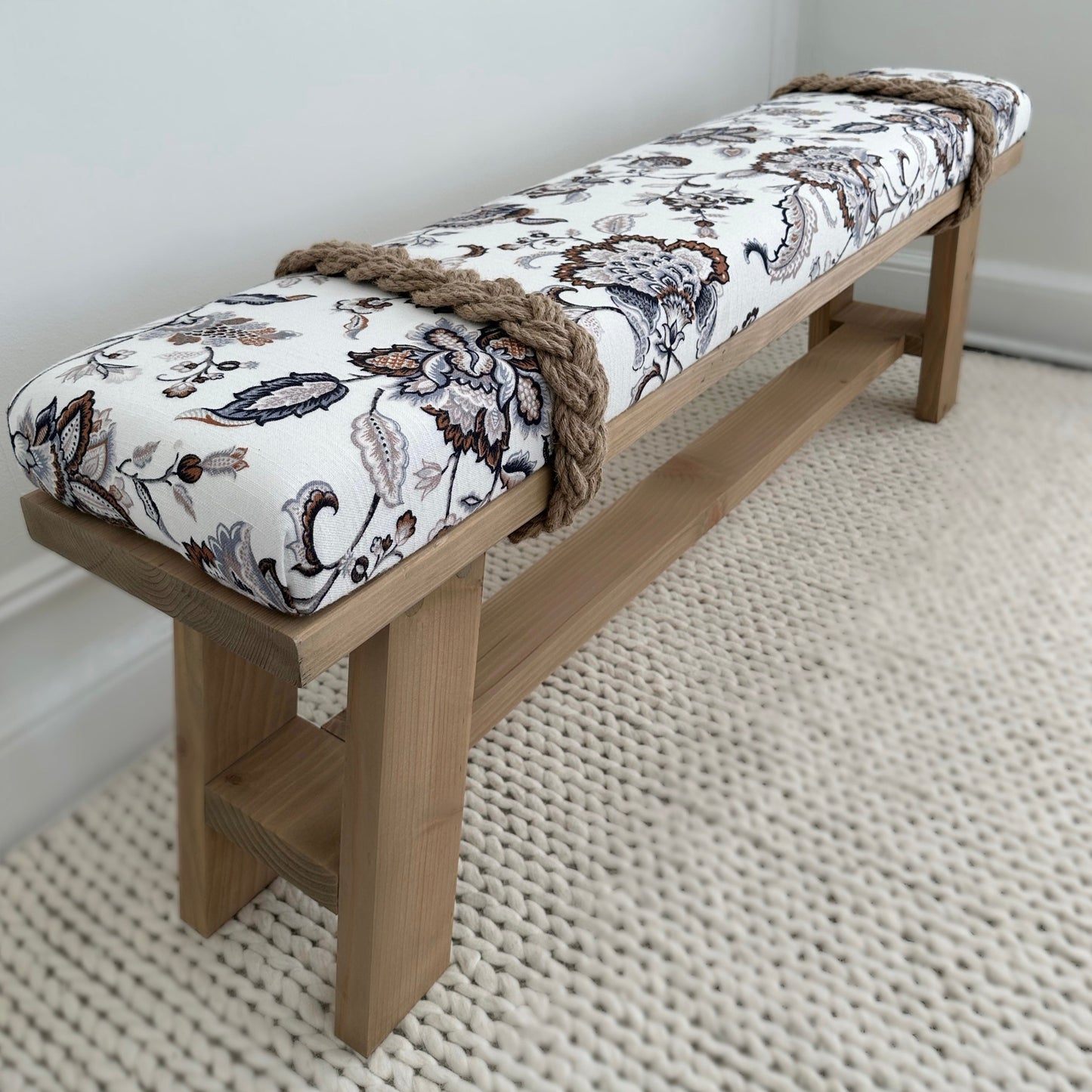 The Farmhouse Rope Bench