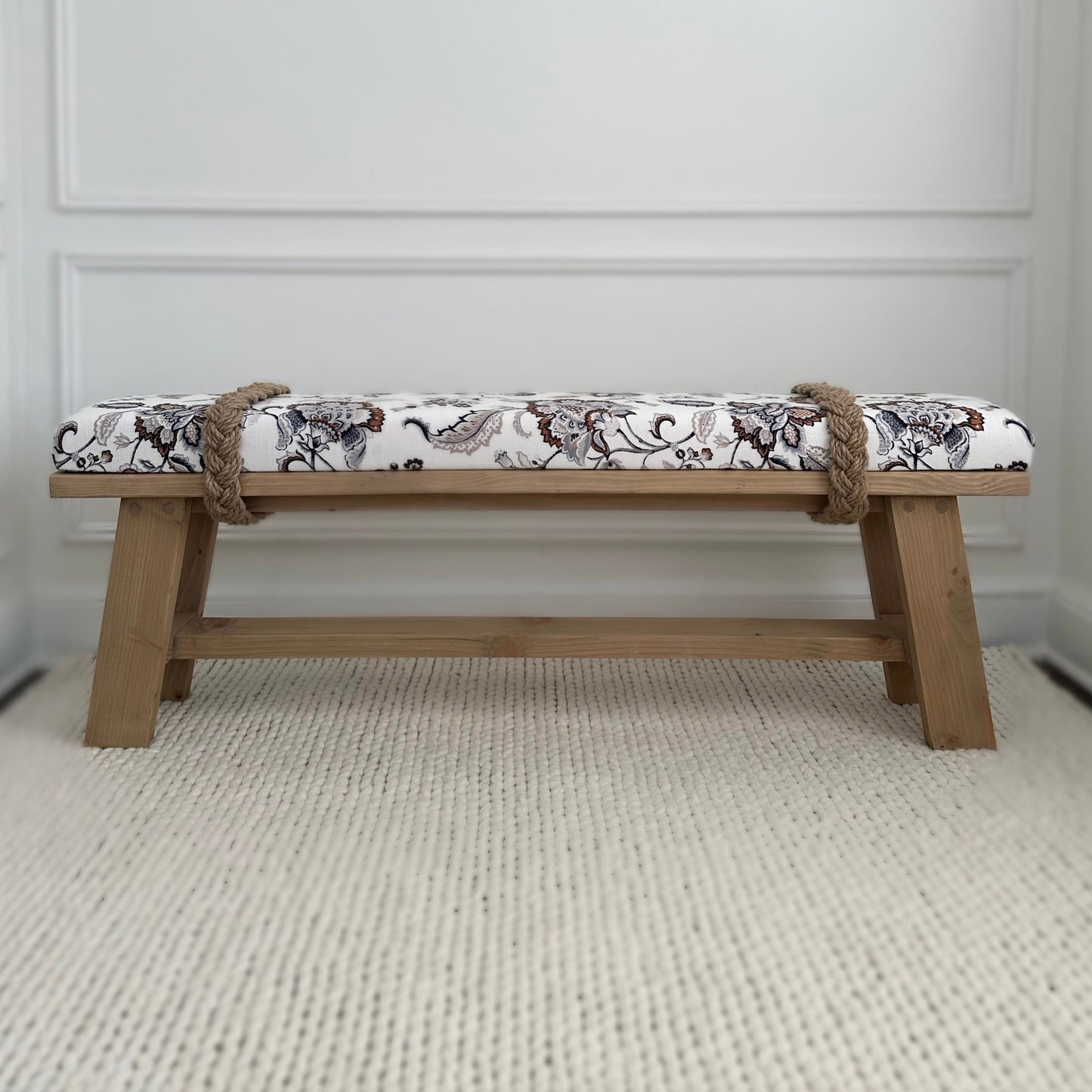 The Farmhouse Rope Bench