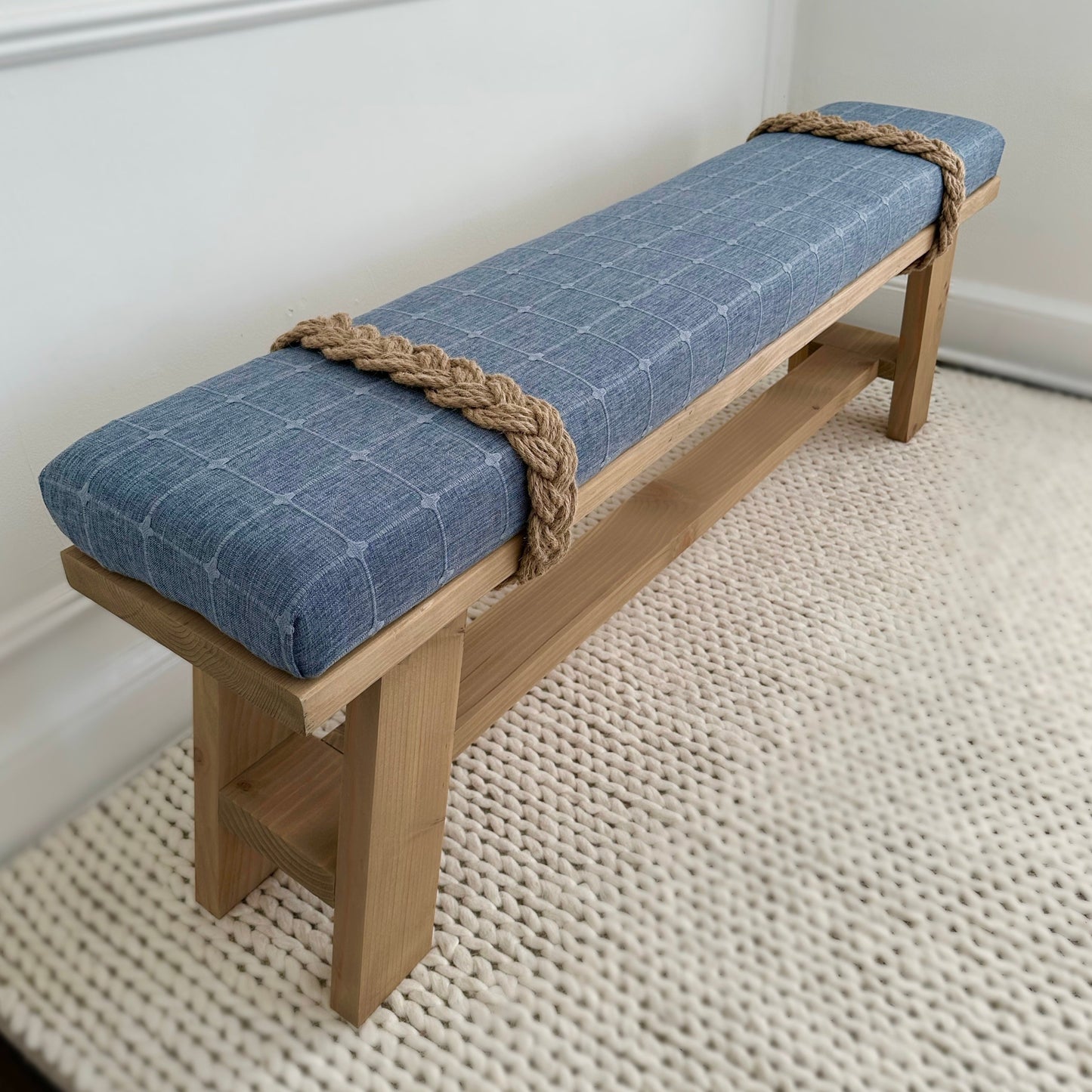 The Farmhouse Rope Bench