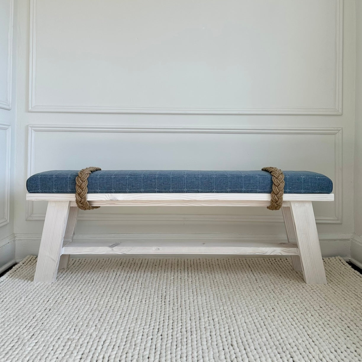 The Farmhouse Rope Bench