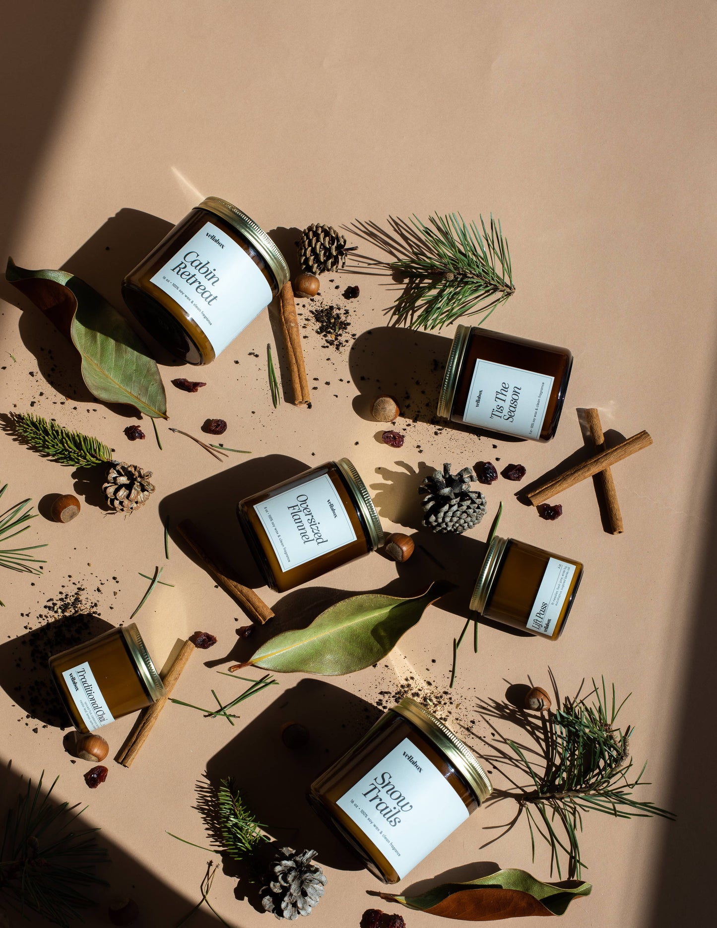 'Tis The Season | Seasonal 8oz Soy Candle Amber Jar Standard
