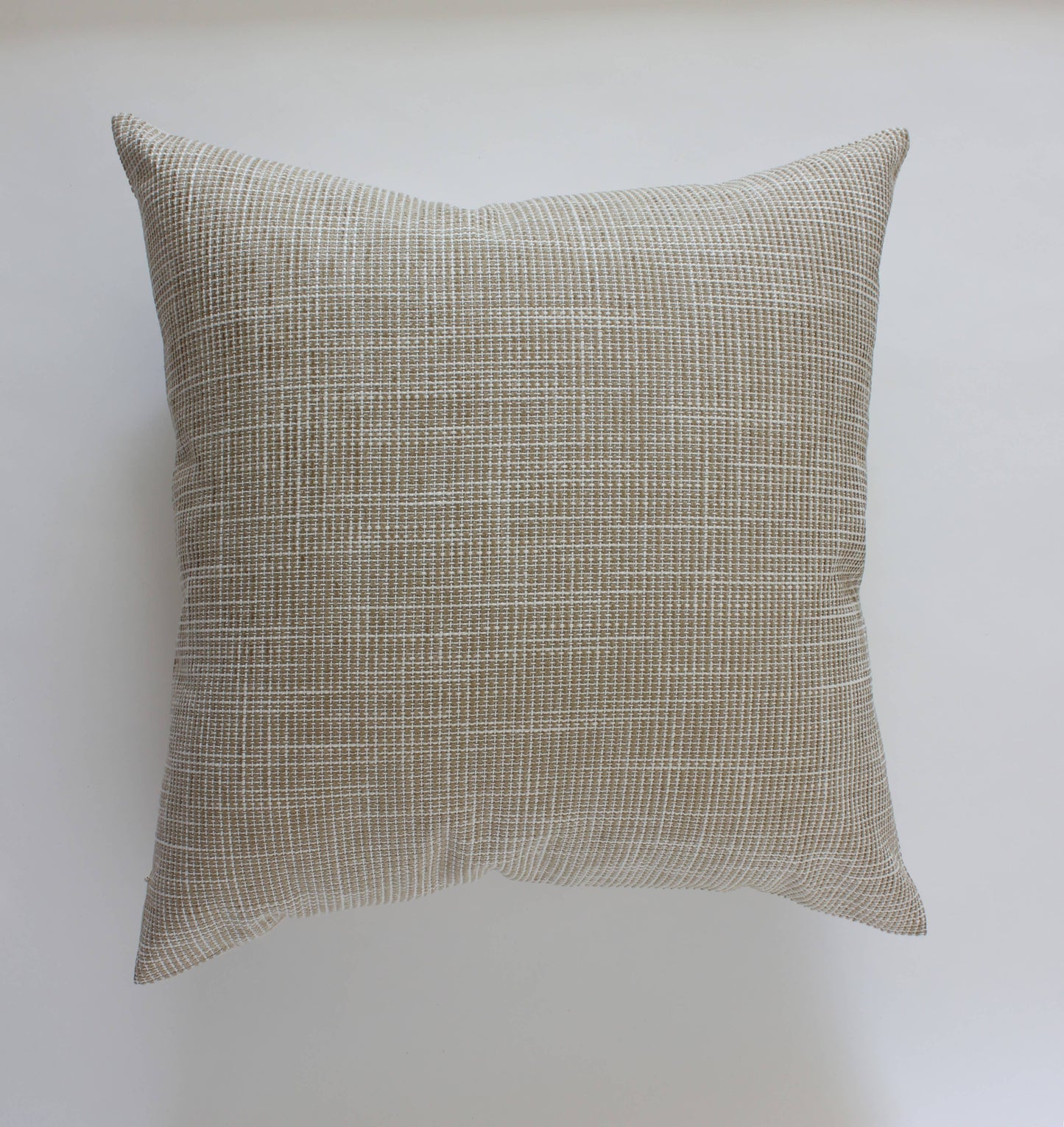 Beige Tan Throw Pillow Cover, Solid Beige Pillow | Layla: 20x20