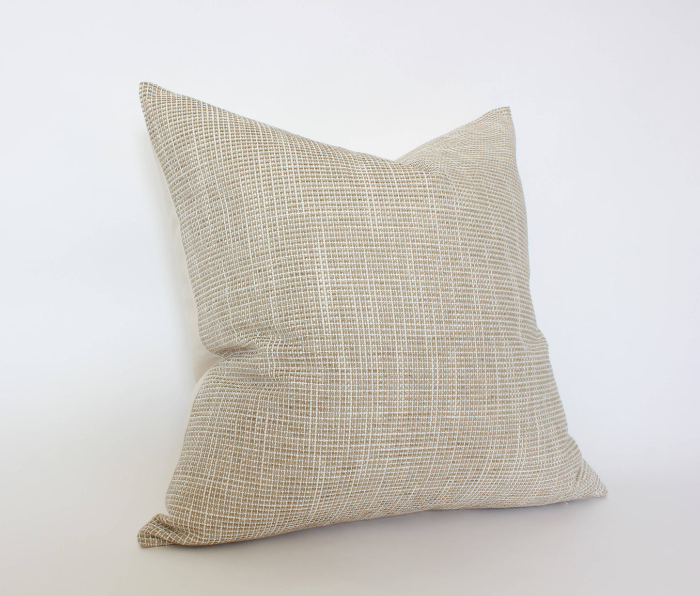 Beige Tan Throw Pillow Cover, Solid Beige Pillow | Layla: 20x20