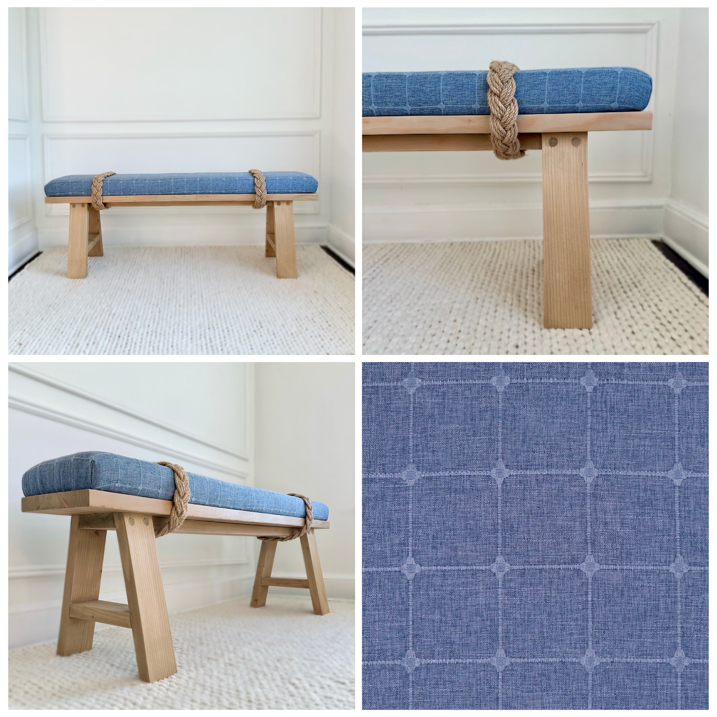 Classic Rope Bench | 'Beach Khaki'