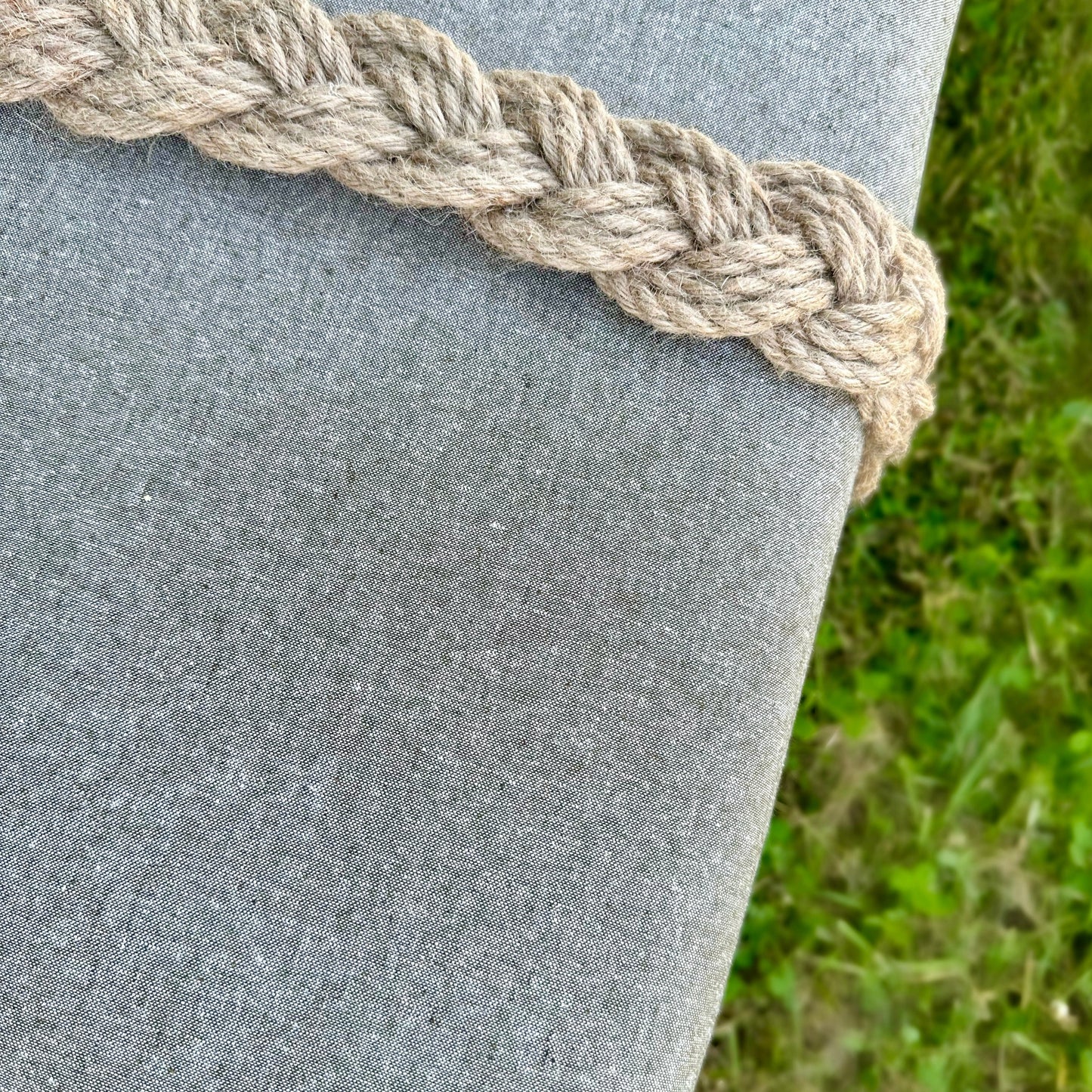 XL Farmhouse Rope Dining Bench