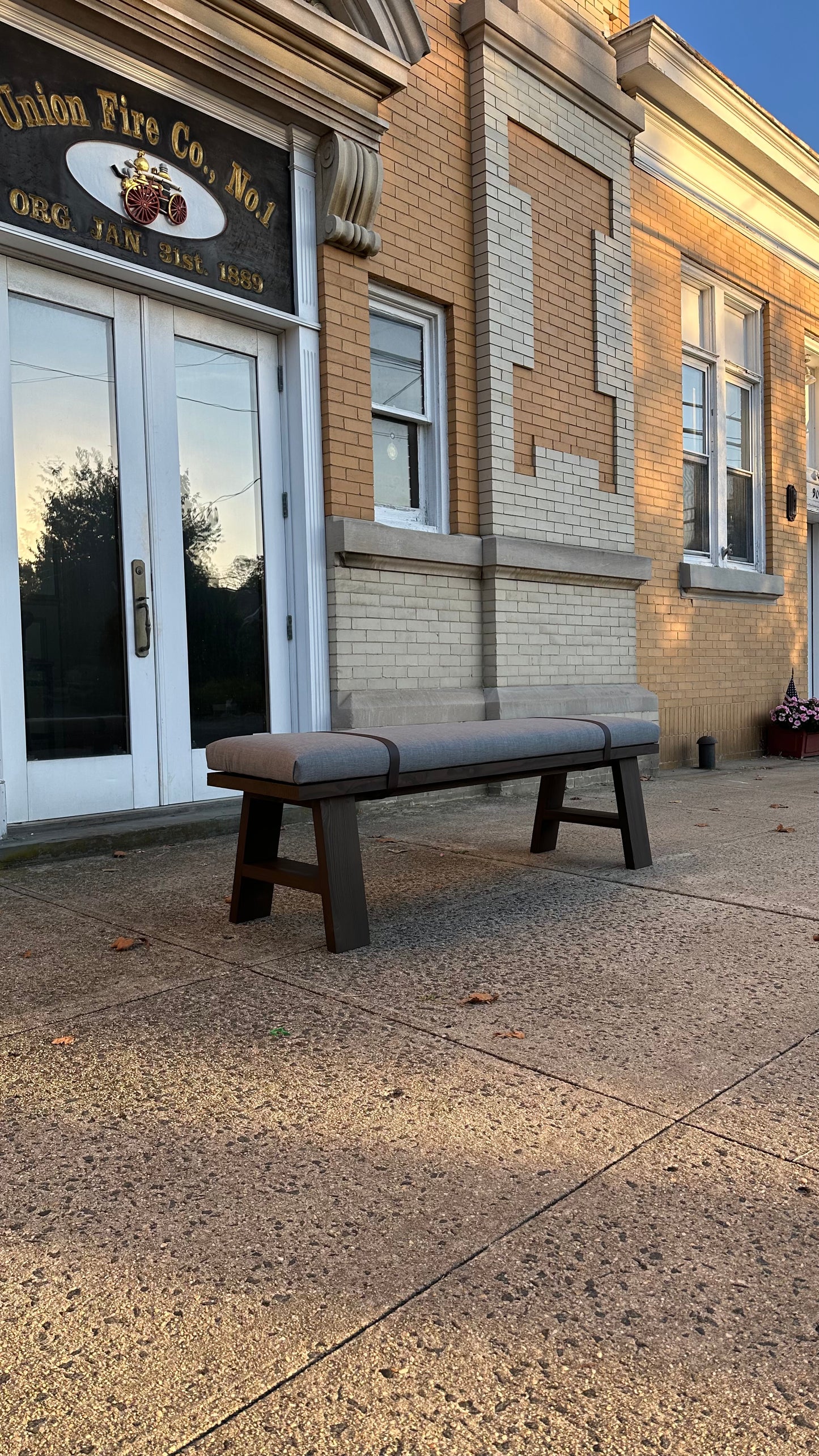 Dining Bench With Cushion