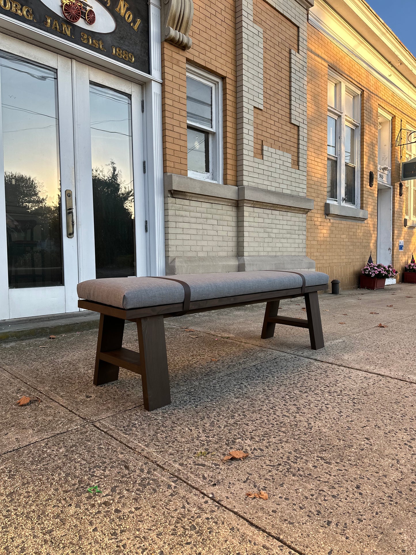 Dining Bench With Cushion