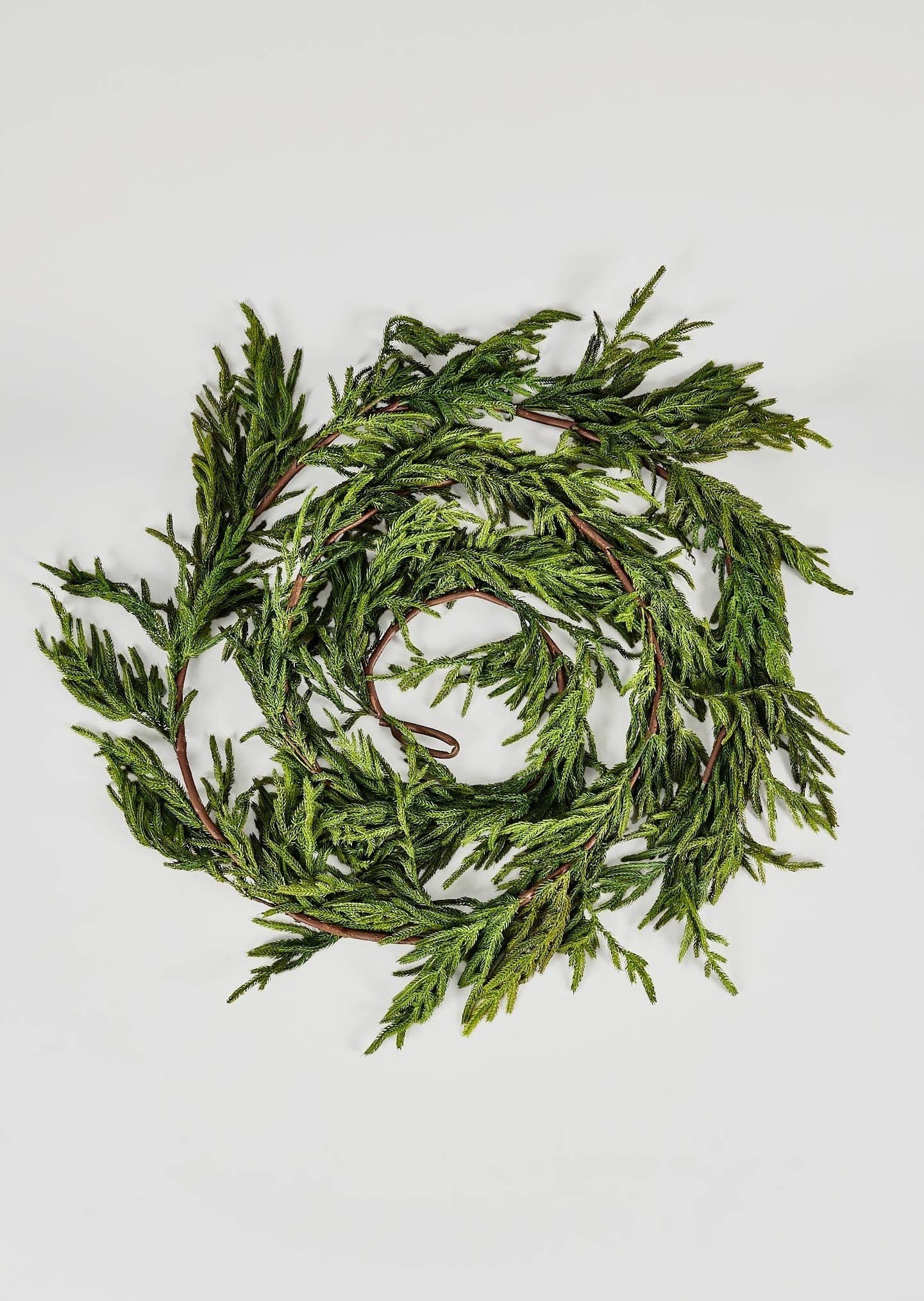 Afloral Real Touch Norfolk Pine Garland - 180" Long